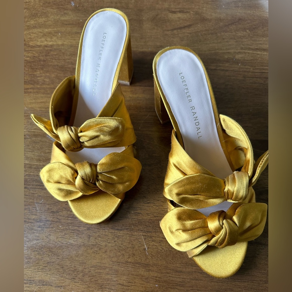 Loeffler Randall Adele Satin Mules 6M